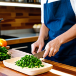 **Prompt 1: The Resurgence of Home Cooking and Local Produce**
    A bright, wide-angle shot of an individual, fully clothed in modest, comfortable attire, joyfully preparing a healthy, plant-based meal in a contemporary, sunlit kitchen. Fresh, seasonal vegetables, herbs, and locally sourced ingredients are beautifully arranged on a wooden countertop. The person is actively engaged in cooking, with well-formed hands holding a knife, focusing on the task with a natural pose and pleasant expression. In the background, a subtle, blurred view of a vibrant farmers' market stall, emphasizing fresh, authentic produce.
    **Quality and Safety:** Professional photography, high-resolution, sharp focus, perfect anatomy, correct proportions, natural body proportions, proper finger count, safe for work, appropriate content, fully clothed, professional, family-friendly.