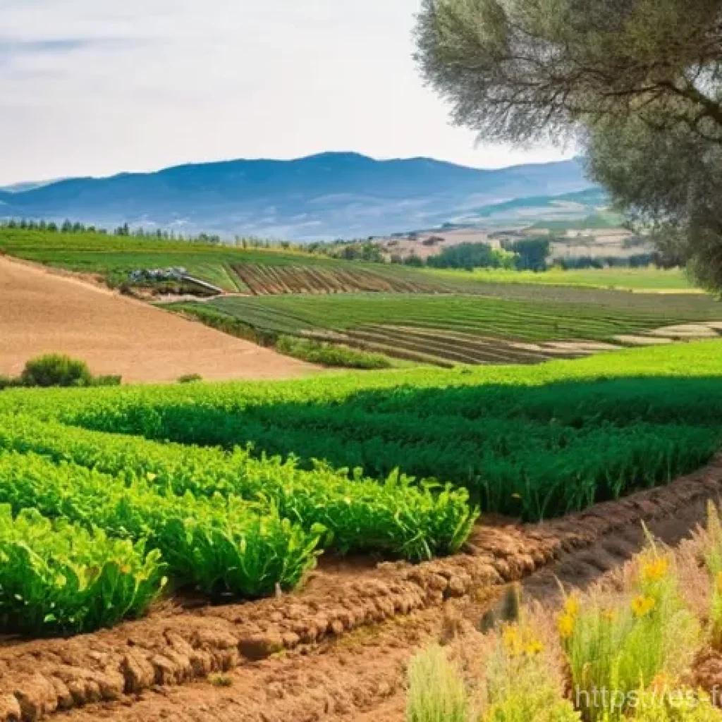 유기농 식품과 일반식품 비교 - **Prompt 1: The Abundance of an Organic Farm**
    "A breathtaking panoramic view of a thriving orga...